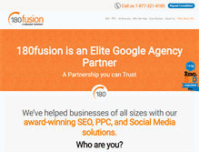 Tablet Screenshot of 180fusion.com